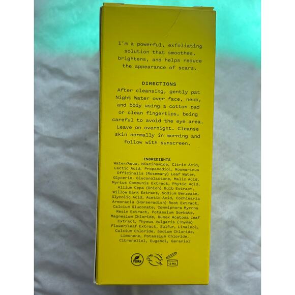 Starface Exfoliating Night Water - New - 4.1oz - Picture 5 of 5